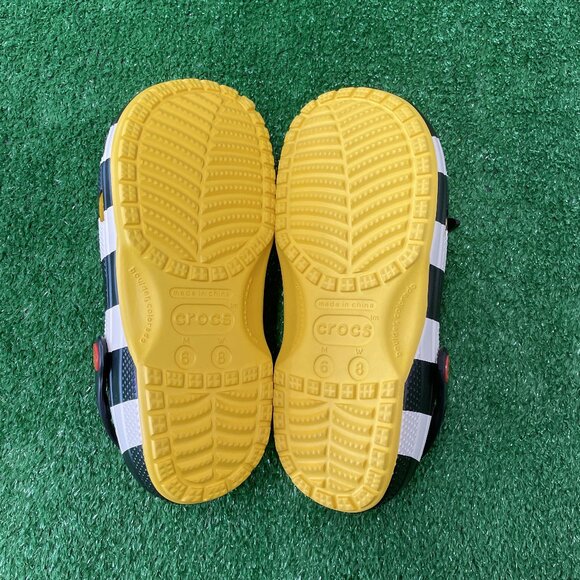 Crocs McDonalds Hamburger Mens Classic Clogs Black 209393-066 NEW Sz 6 / WMNS 8 main image 5